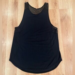Lululemon Athletica Black Tank Top Mesh